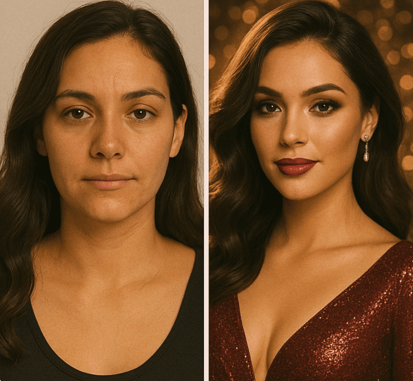 Before and After comparison